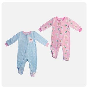 Absorba Kids' 2-pack Fleece Blanket Sleeper Llama 🦙 2T